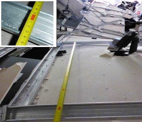 Экспертиза конструкции подвесного потолка в магазине "Канцлер" фото 3