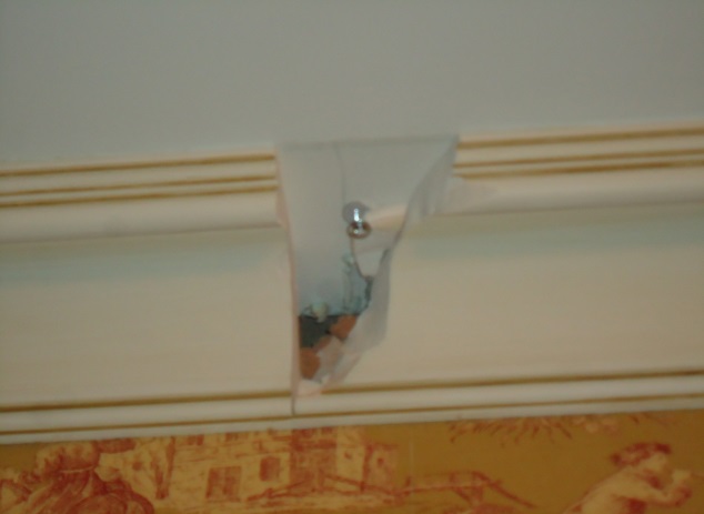 Обследование межкомнатной стены фото 1